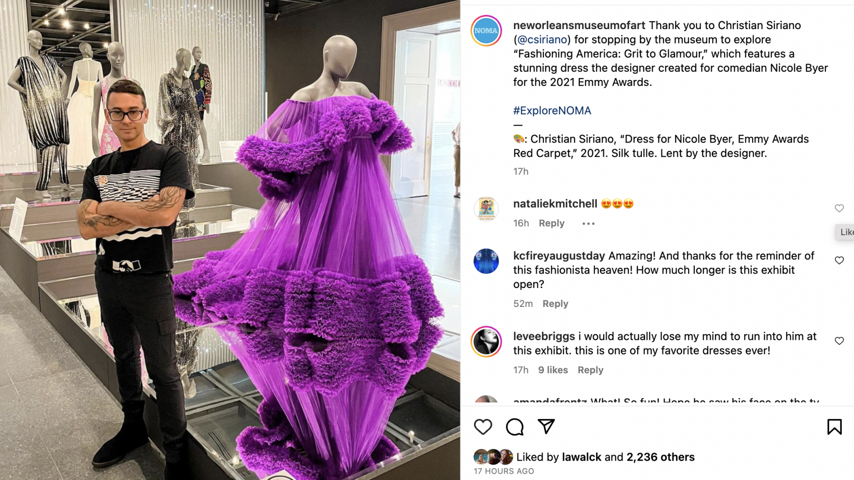 Famous fashion designer Christian Siriano was in New Orleans this weekend. Here's why.